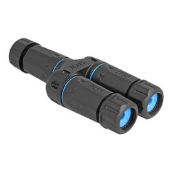 Delock - Sítový propojovací kabel - RJ-45 (F) do RJ-45 (F) - STP - CAT 6a - venkovní - cerná