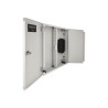 Fiber optic wall distribution box with d, Fiber optic wall distribution box with d