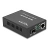 Delock - Konvertor médií s optickými vlákny - 10GbE - 1000Base-T, 10GBase-R, 2.5GBase-T, 5GBase-T - SFP+ / RJ-45