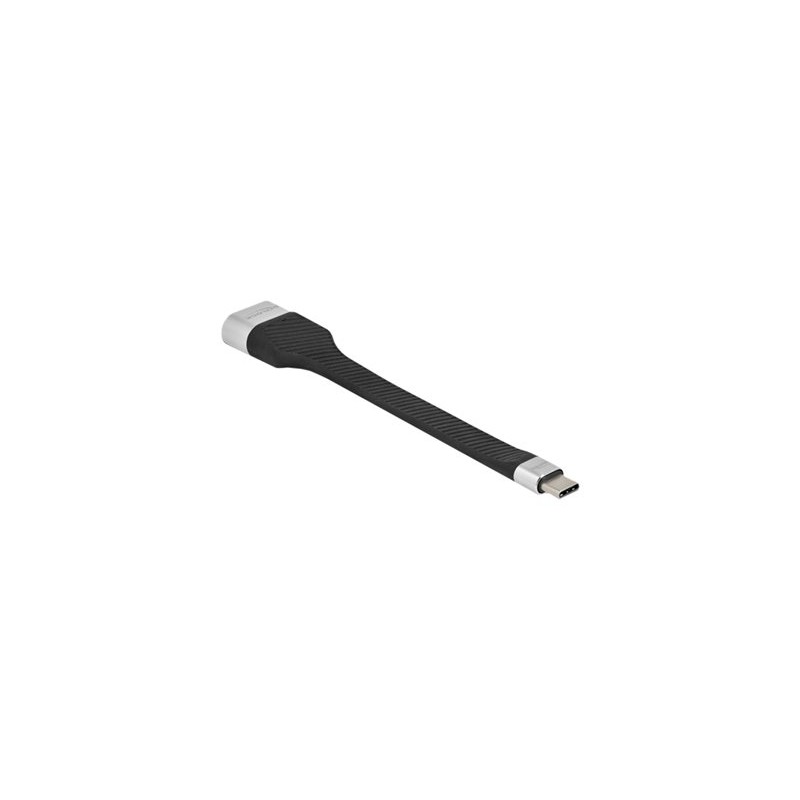 Delock - Vysoká rychlost - video adaptér - 24 pin USB-C s piny (male) do HDMI se zdírkami (female) - 14 cm - cerná