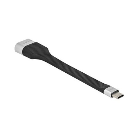 Delock - Vysoká rychlost - video adaptér - 24 pin USB-C s piny (male) do HDMI se zdírkami (female) - 14 cm - cerná