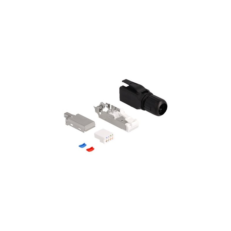 Delock - Síťový konektor - RJ-45 (M) - CAT 6a