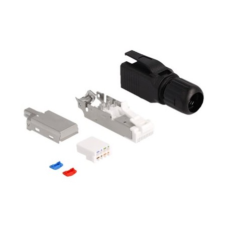 Delock - Síťový konektor - RJ-45 (M) - CAT 6a