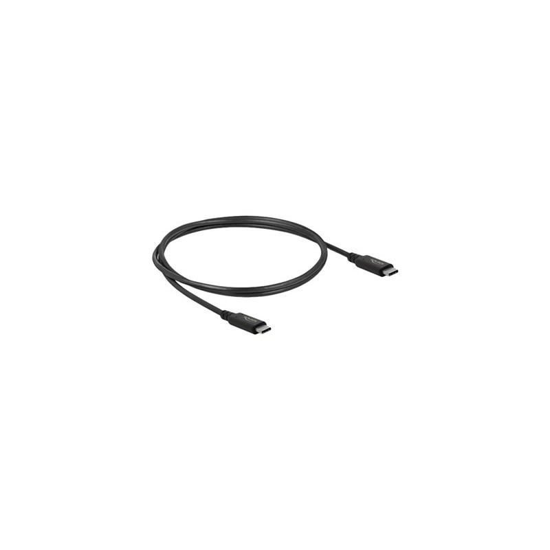 Delock - USB kabel - 24 pin USB-C (M) do 24 pin USB-C (M) - USB4 / Thunderbolt 3 / DisplayPort - 20 V - 5 A - 80 cm - podpora