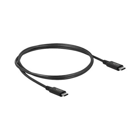Delock - USB kabel - 24 pin USB-C (M) do 24 pin USB-C (M) - USB4 / Thunderbolt 3 / DisplayPort - 20 V - 5 A - 80 cm - podpora