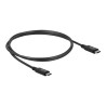 Delock - USB kabel - 24 pin USB-C (M) do 24 pin USB-C (M) - USB4 / Thunderbolt 3 / DisplayPort - 20 V - 5 A - 80 cm - podpora