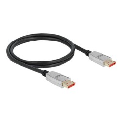 Delock - Kabel DisplayPort - DisplayPort (M) do DisplayPort (M) - DisplayPort 1.4 - 1 m - podpora 8K UHD (7680 x 4320) - černá