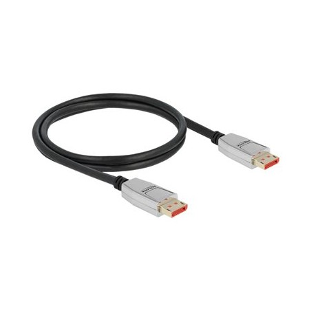 Delock - Kabel DisplayPort - DisplayPort (M) do DisplayPort (M) - DisplayPort 1.4 - 1 m - podpora 8K UHD (7680 x 4320) - černá