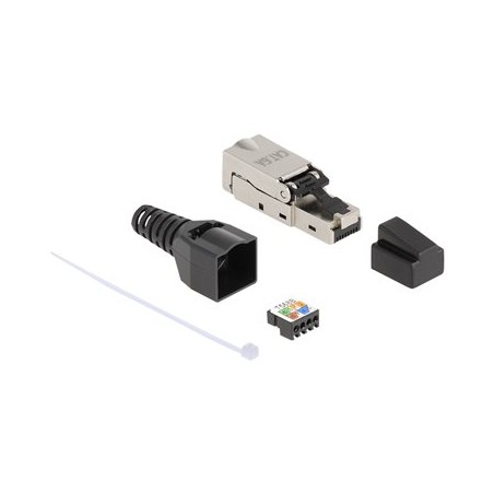 Delock - Konektor keystone - CAT 6a - RJ-45, LSA