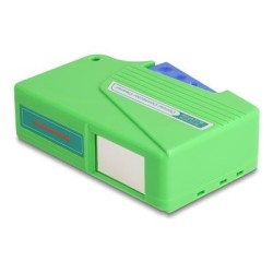 Delock - Cišticí kazeta optického konektoru - pro konektory s kováním 1,25 a2,5 mm - zelená