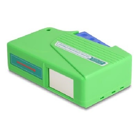 Delock - Cišticí kazeta optického konektoru - pro konektory s kováním 1,25 a2,5 mm - zelená