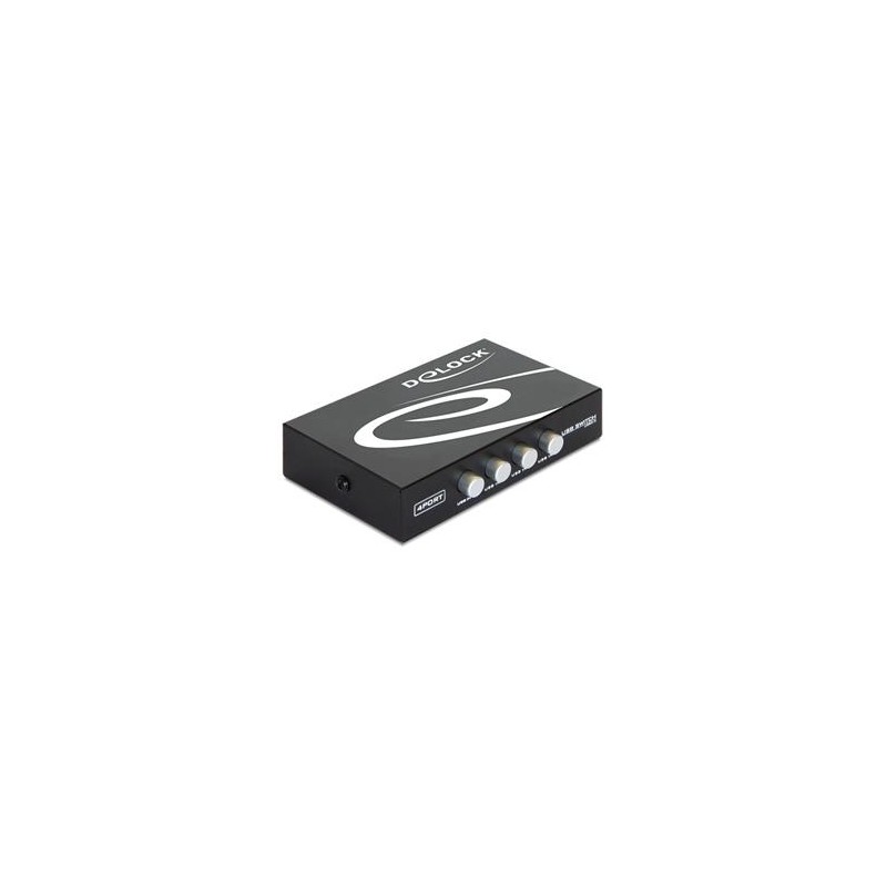 Delock Switch USB 2.0 4 port manual - USB periferní sharing switch - 4 x USB 2.0 - desktop