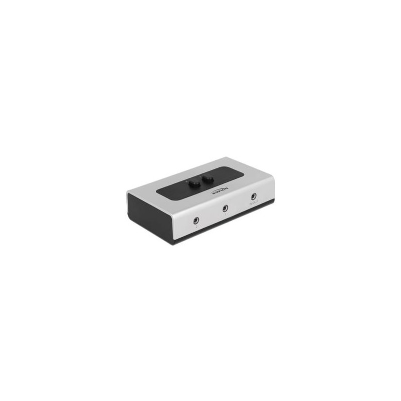 Delock Switch Stereo Jack 3.5 mm - Audio switch - 2 x zvuk - desktop