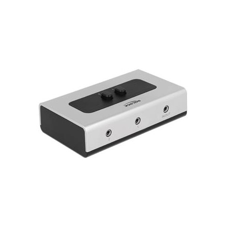 Delock Switch Stereo Jack 3.5 mm - Audio switch - 2 x zvuk - desktop