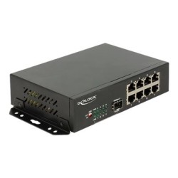 Delock - Prepínac - 8 x 10/100/1000 + 1 x SFP - desktop