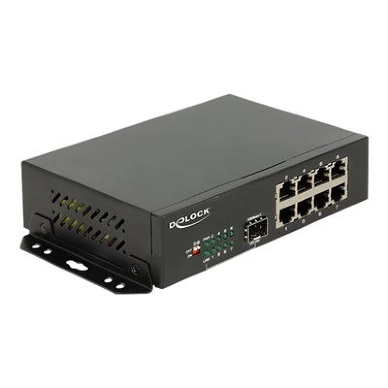 Delock - Prepínac - 8 x 10/100/1000 + 1 x SFP - desktop