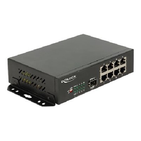 Delock - Prepínac - 8 x 10/100/1000 + 1 x SFP - desktop