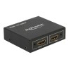 Delock HDMI Splitter 1 x HDMI in 2 x HDMI out 4K - Rozdělovač video / audio - 2 x HDMI - desktop