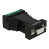 Delock Converter 1 x Serial RS-232 to 1 x Serial RS-422/485 with ESD protection 15 kV surge protection 600 W and 2.5 kV