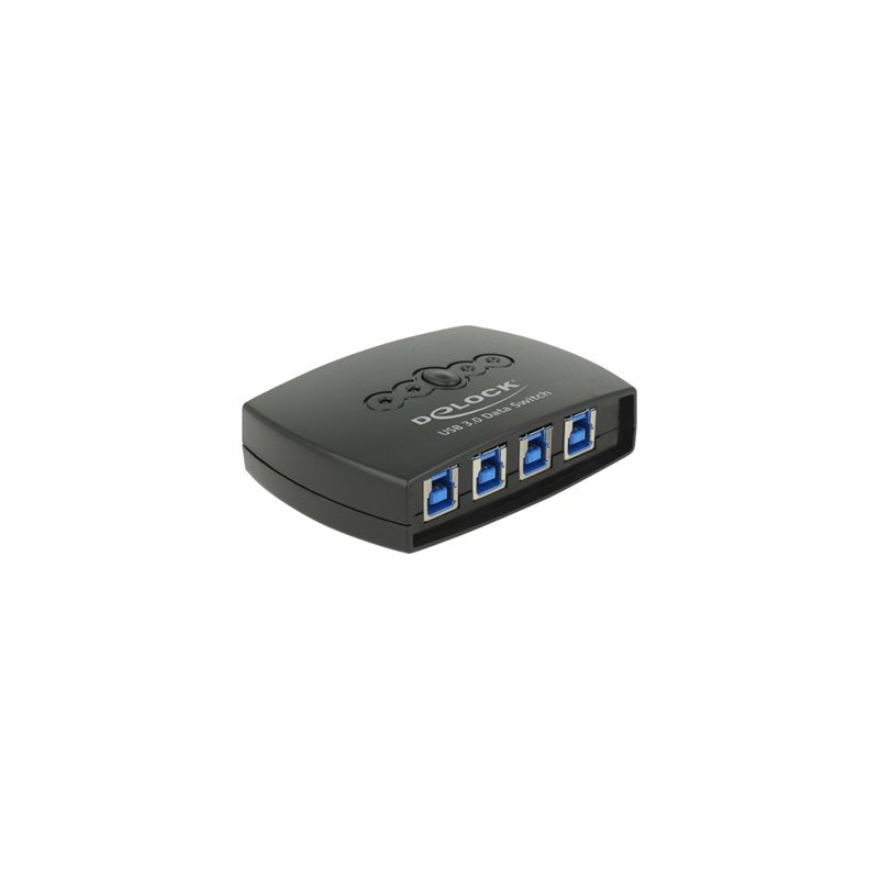 Delock USB 3.0 Sharing Switch 4 - 1 - USB periferní sharing switch - 4 x SuperSpeed USB 3.0 - desktop