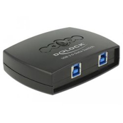 Delock USB 3.0 Sharing Switch 2 - 1 - USB periferní sharing switch - 2 x SuperSpeed USB 3.0 - desktop