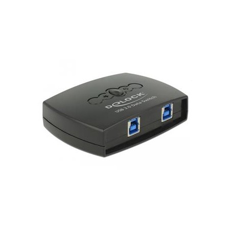 Delock USB 3.0 Sharing Switch 2 - 1 - USB periferní sharing switch - 2 x SuperSpeed USB 3.0 - desktop
