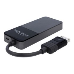 Delock DisplayPort 1.4 Splitter 1 x DisplayPort in 3 x DisplayPort out - Rozdělovač video / audio - 3 x DisplayPort - desktop