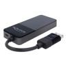Delock DisplayPort 1.4 Splitter 1 x DisplayPort in 3 x DisplayPort out - Rozdělovač video / audio - 3 x DisplayPort - desktop