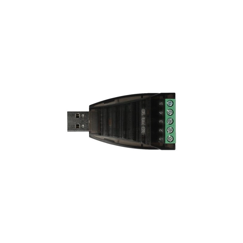 Delock - USB adaptér - USB (M) do terminál s 5 piny - 2500 V - černá