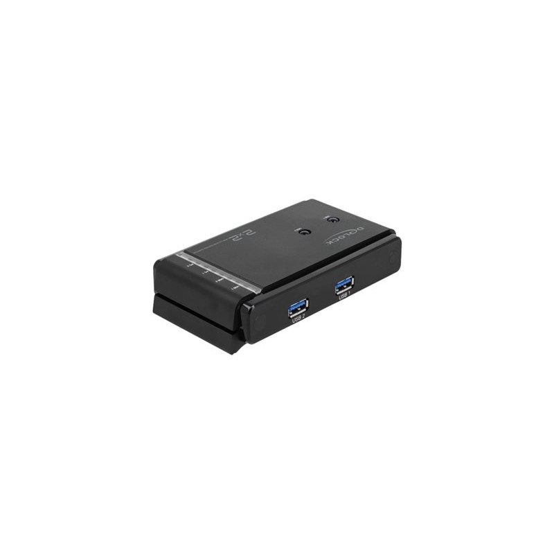 Delock USB 3.0 Matrix Switch 2 x 2 - USB periferní sharing switch - desktop - AC 100 - 240 V
