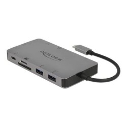 Delock - Dokovací stanice - USB-C - VGA, HDMI - 1GbE