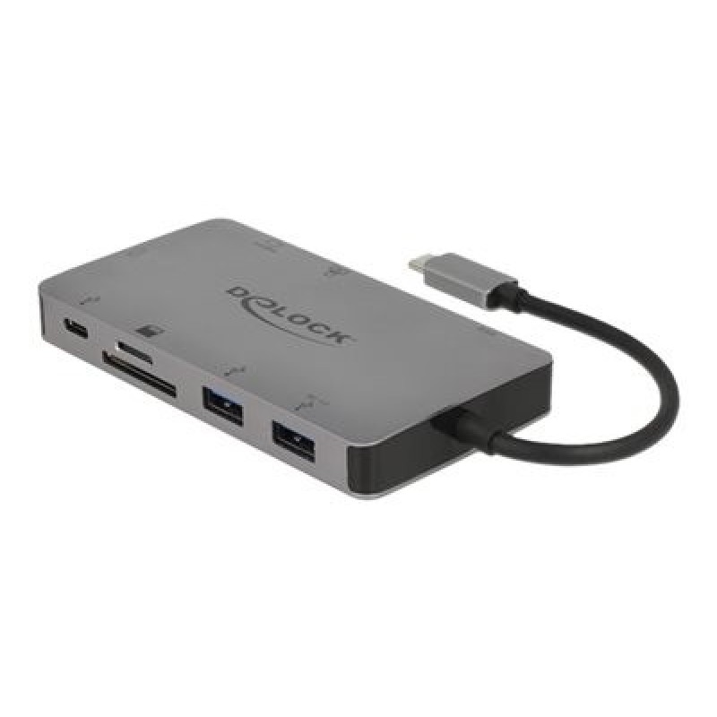 Delock - Dokovací stanice - USB-C - VGA, HDMI - 1GbE