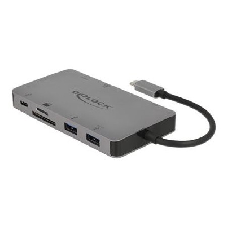 Delock - Dokovací stanice - USB-C - VGA, HDMI - 1GbE