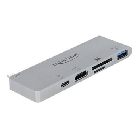 Delock Docking Station with 4K and PD 3.0 - Retail Box - dokovací stanice - USB-C / Thunderbolt 3 - HDMI - pro Apple MacBook