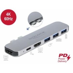 Delock - Dokovací stanice - USB-C - HDMI - pro Apple MacBook Pro