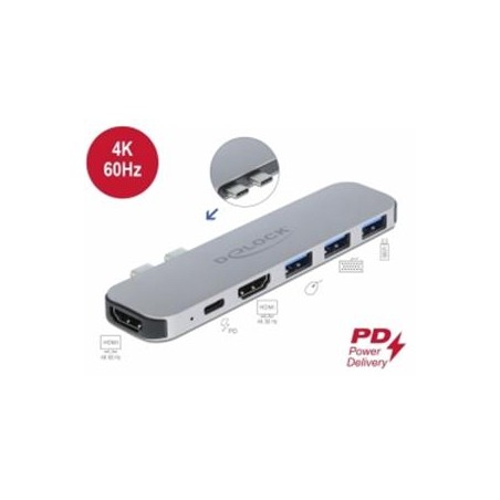 Delock - Dokovací stanice - USB-C - HDMI - pro Apple MacBook Pro