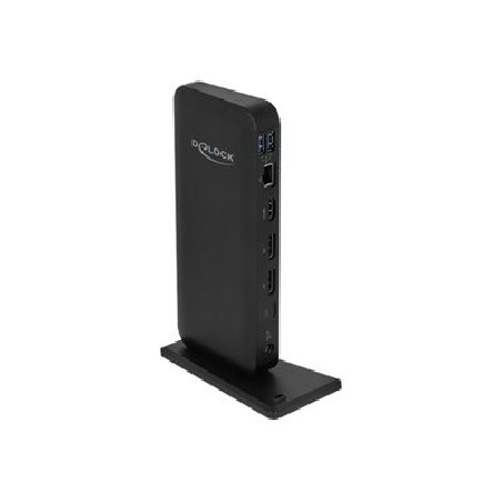 Delock USB Type-C DP 1.4 Docking Station 4K - Dokovací stanice - USB-C 3.2 Gen 2 - HDMI, DP - 1GbE - 85 Watt