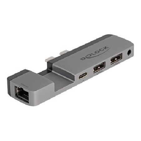 Delock - Dokovací stanice - USB-C / Thunderbolt 4 - Thunderbolt - 1GbE