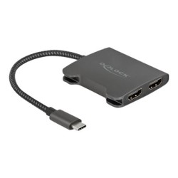 Delock - Rozdělovač video / audio - 2 x HDMI - desktop 87778