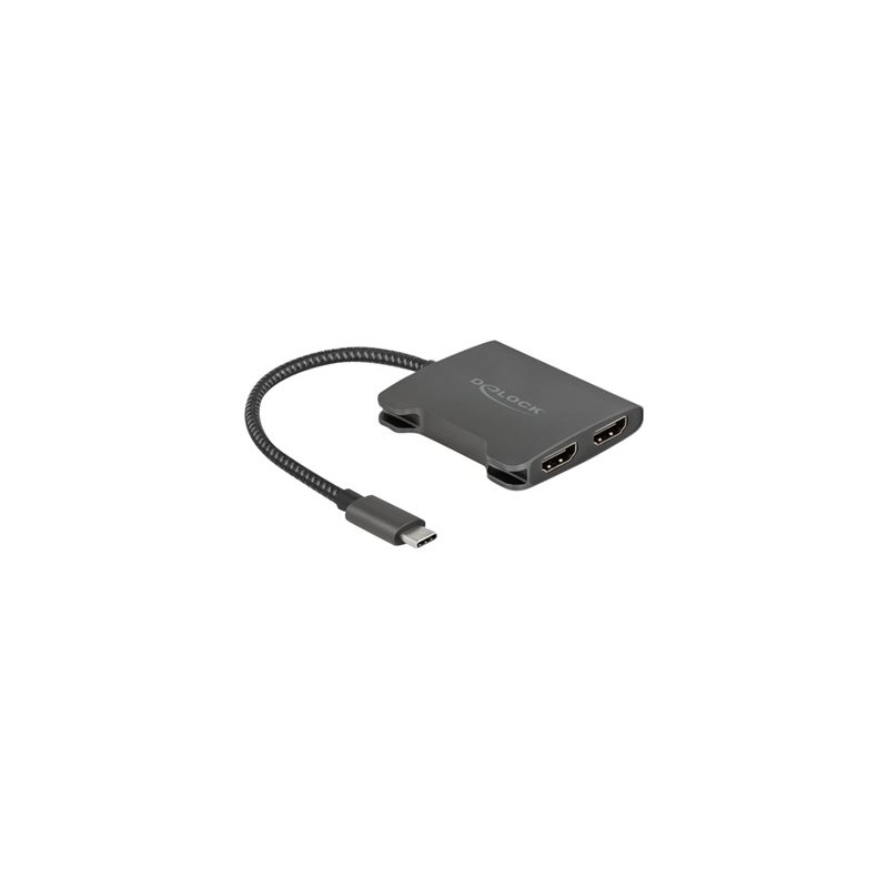 Delock - Rozdělovač video / audio - 2 x HDMI - desktop 87778
