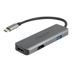 Delock - Dokovací stanice - USB-C / Thunderbolt 3 - 2 x HDMI
