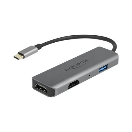 Delock - Dokovací stanice - USB-C / Thunderbolt 3 - 2 x HDMI