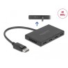 Delock - Rozdělovač video / audio - 4 x DisplayPort - desktop
