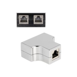 Delock - Sítový adaptér - RJ-45 (F) do RJ-45 (F) - STP - CAT 5e
