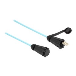 Delock - Sítový kabel - LC Duplex (M) do LC Duplex (M) - 2 m - 7.5 mm - optické vlákno - duplex - 50 / 125 mikron - OM3 - vode
