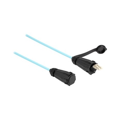 Delock - Sítový kabel - LC Duplex (M) do LC Duplex (M) - 2 m - 7.5 mm - optické vlákno - duplex - 50 / 125 mikron - OM3 - vode