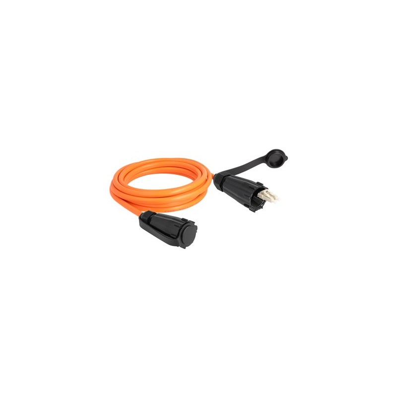 Delock - Sítový kabel - multirežim LC (M) do multirežim LC (M) - 3 m - 7.5 mm - optické vlákno - duplex - 50 / 125 mikron - OM2