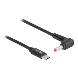 Delock - Elektrický kabel - 24 pin USB-C (M) do DC jack 4,8 x 1,7 mm (M) - 20 V - 3 A - 1.5 m - černá