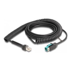 Delock - USB kabel - USB PlusPower (M) do RJ-50 (M) - USB 2.0 - 12 V - 3 m - svinutý - cerná