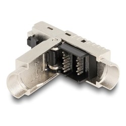 Delock - Sítový konektor - RJ-45 (M) do LSA - CAT 6a - kabelová pruchodka